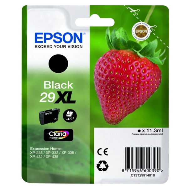 Epson Tintenpatrone schwarz 29XL C13T29914010