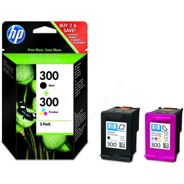 HP Druckkopfpatrone Multipack schwarz + color 300 CN637EE