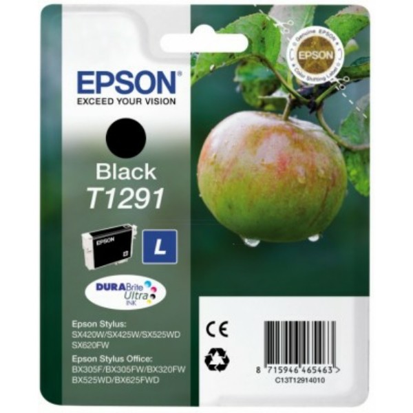 Epson Tintenpatrone schwarz T1291 C13T12914010