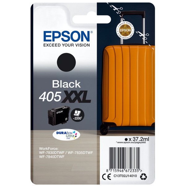Epson Tintenpatrone schwarz 405 XXL C13T02J14010