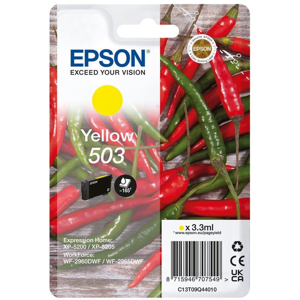Epson Tintenpatrone gelb 503 C13T09Q44010