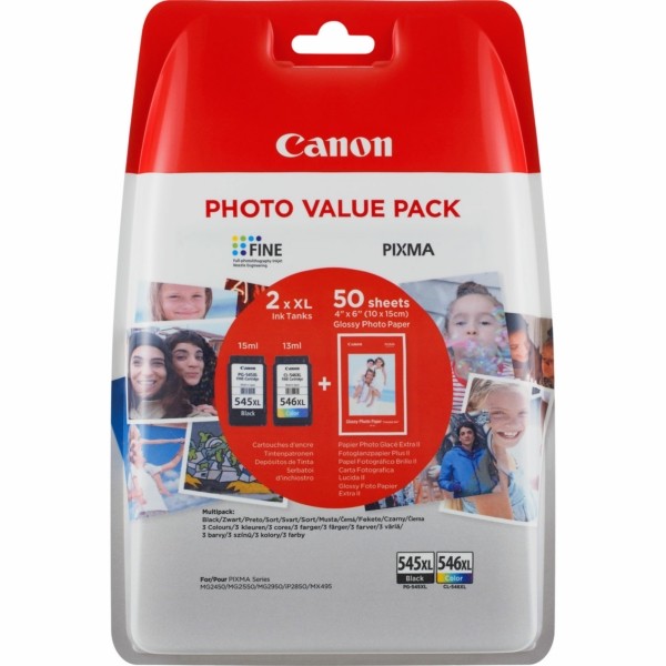 Canon Druckkopfpatrone Multipack schwarz + color + Fotopapie