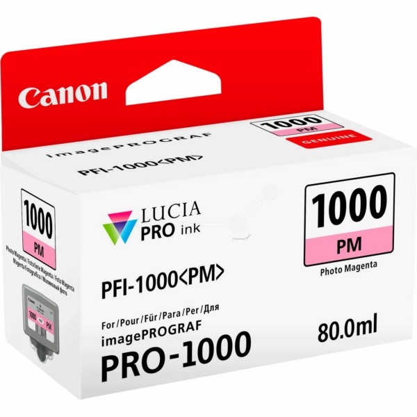 Canon Tintenpatrone magenta hell PFI-1000 PM 0551C001