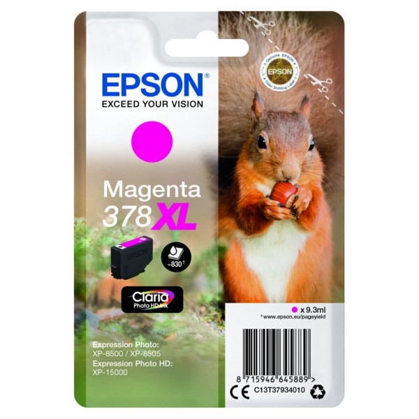 Epson Tintenpatrone magenta 378XL C13T37934010