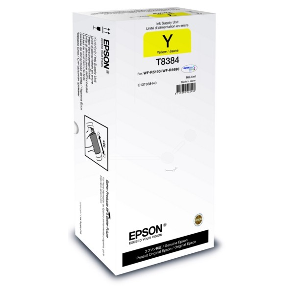 Epson Tintenpatrone gelb T8384 C13T838440