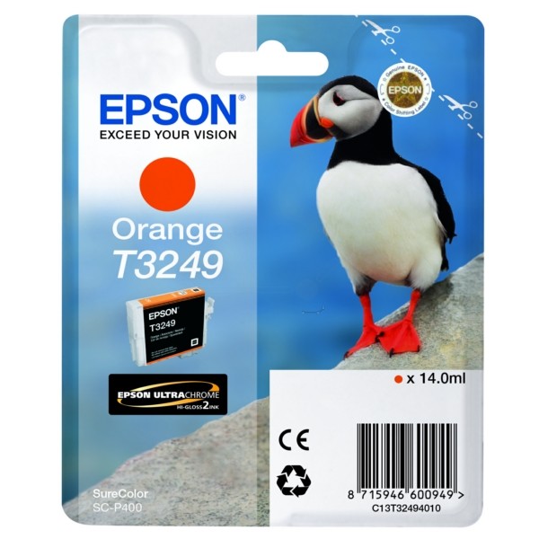 Epson Tintenpatrone orange T3249 C13T32494010