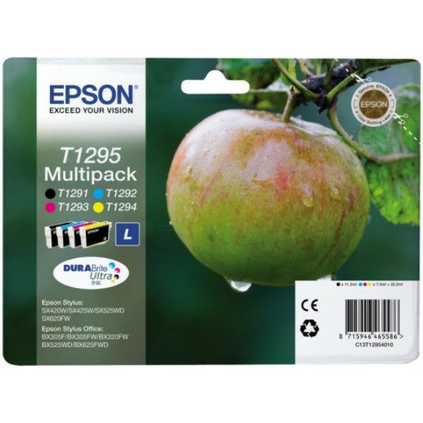 Epson Tintenpatrone MultiPack Bk,C,M,Y T1295 C13T12954010