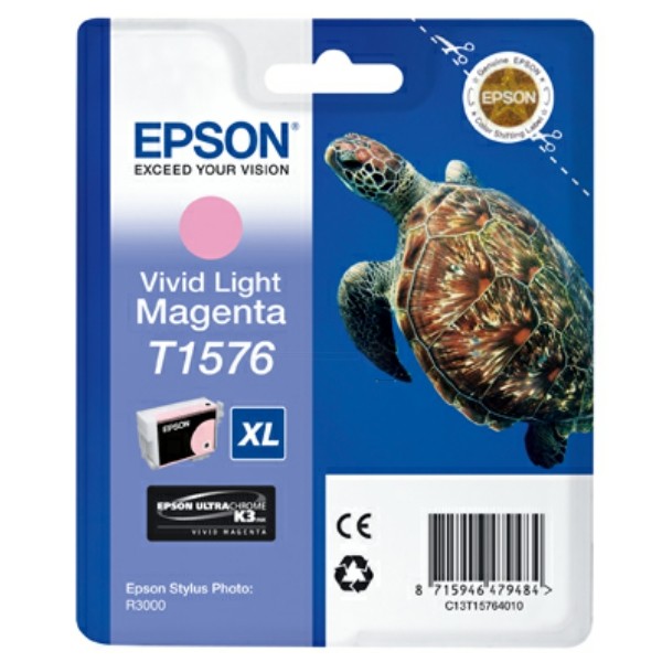Epson Tintenpatrone magenta hell T1576 C13T15764010