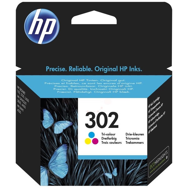 HP Tintenpatrone color 302 F6U65AE