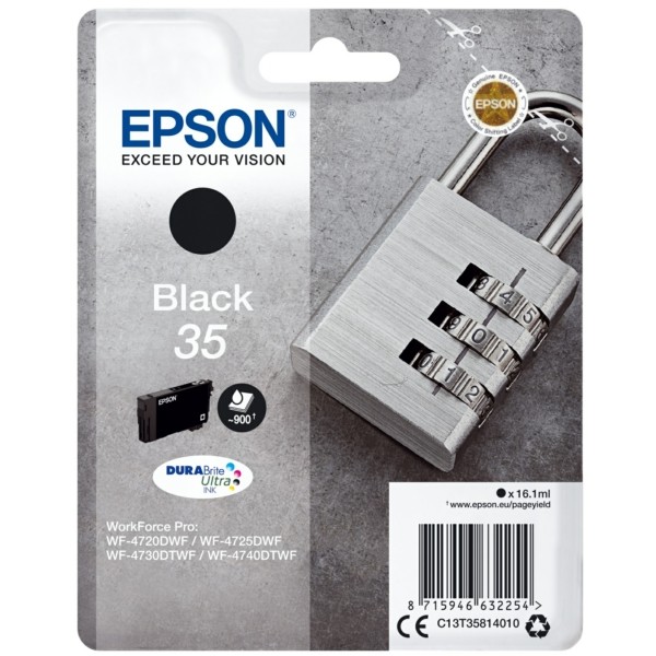 Epson Tintenpatrone schwarz 35 C13T35814010