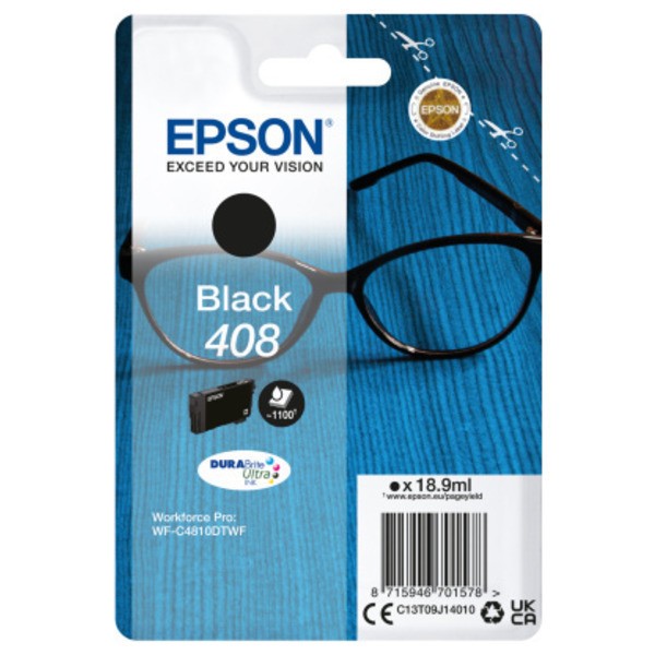 Epson Tintenpatrone schwarz 408 C13T09J14010