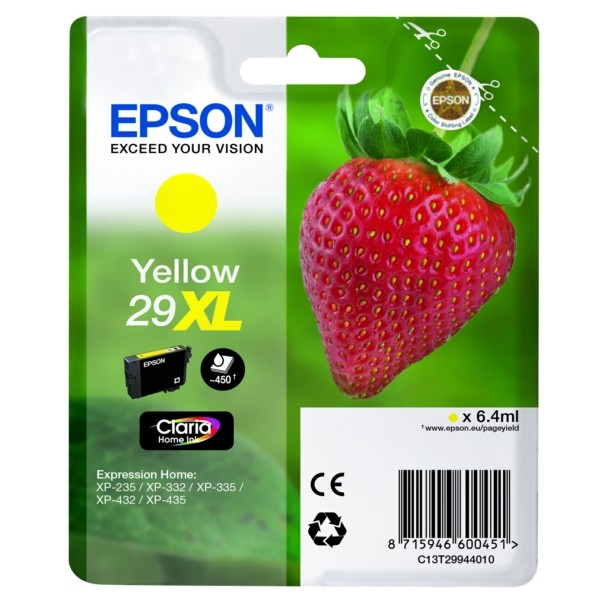 Epson Tintenpatrone gelb 29XL C13T29944010