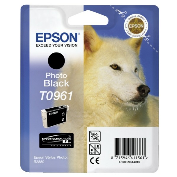 Epson Tintenpatrone schwarz T0961 C13T09614010