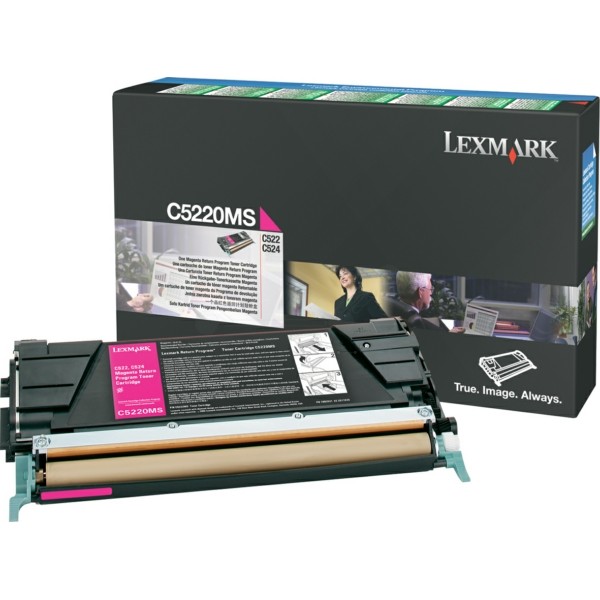 Lexmark Toner-Kit magenta return program  C5220MS