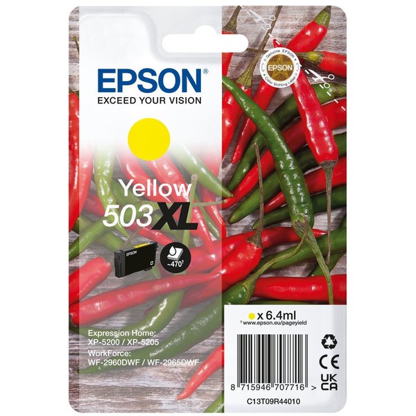 Epson Tintenpatrone gelb High-Capacity 503XL C13T09R44010