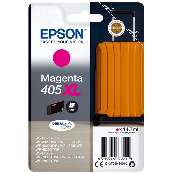 Epson Tintenpatrone magenta 405 XL C13T05H34010