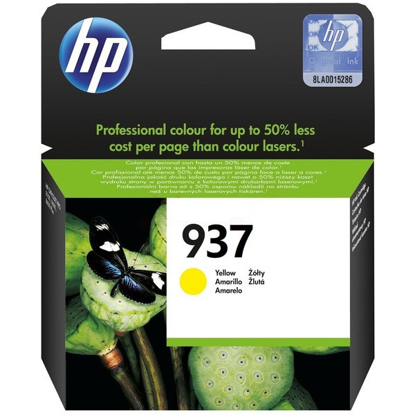 HP Druckkopfpatrone gelb 937 4S6W4NE