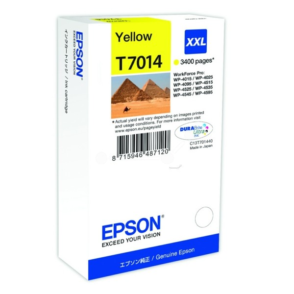 Epson Tintenpatrone gelb XXL T7014 C13T70144010