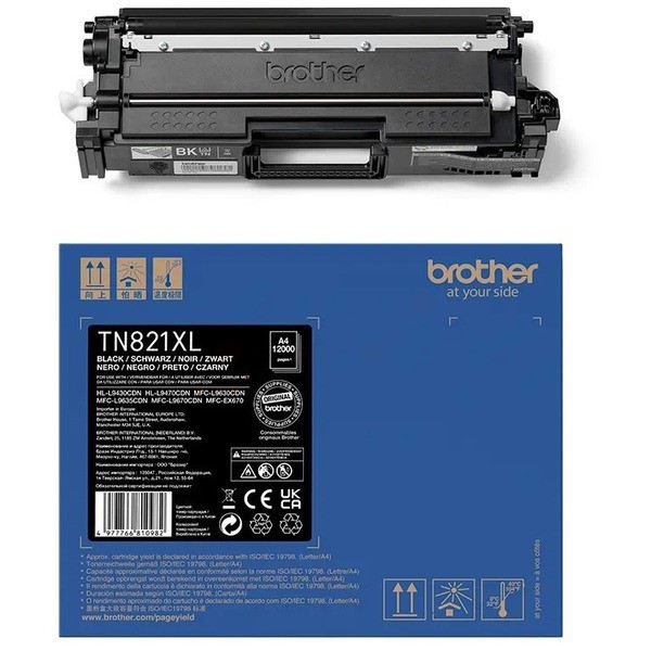 Brother Toner-Kit schwarz  TN821XLBK