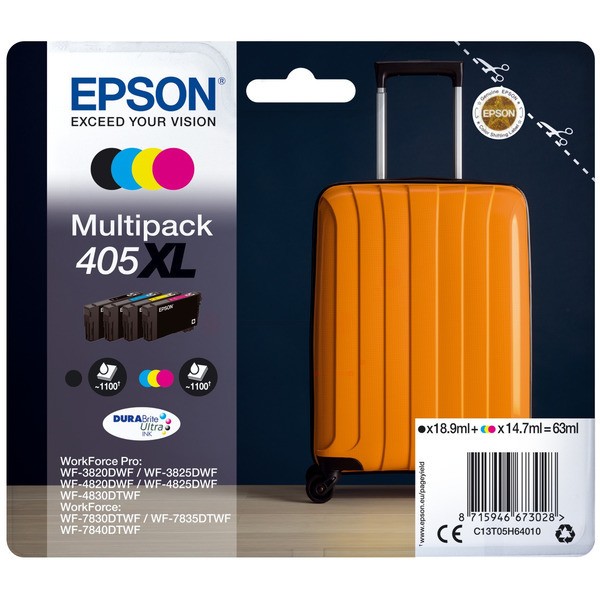 Epson Tintenpatrone MultiPack Bk,C,M,Y 405 XL C13T05H64010
