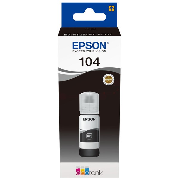 Epson Tintenpatrone schwarz 104 C13T00P140
