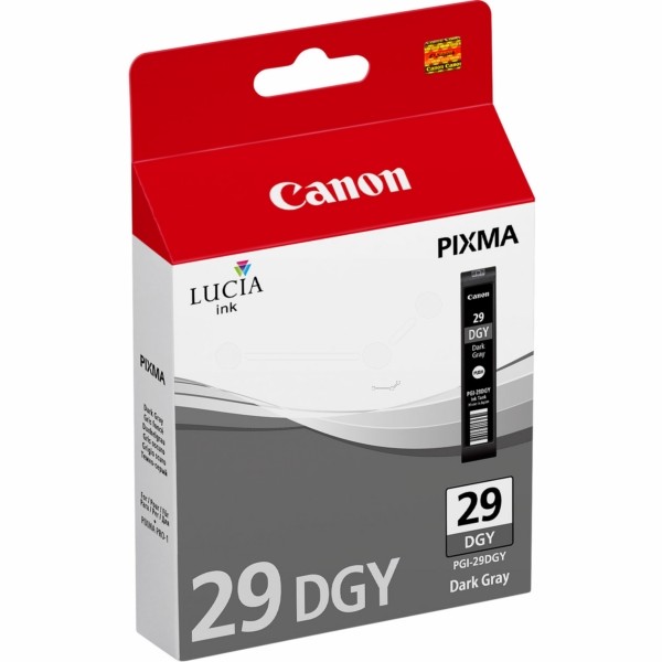 Canon Tintenpatrone grau dunkel PGI-29 DGY 4870B001