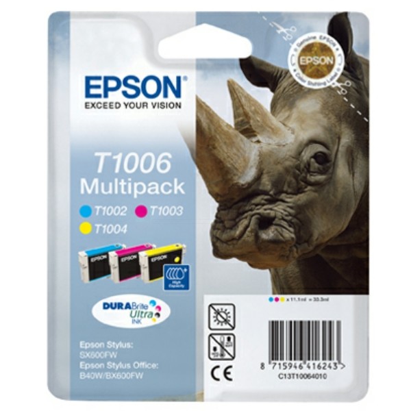 Epson Tintenpatrone MultiPack C,M,Y T1006 C13T10064010