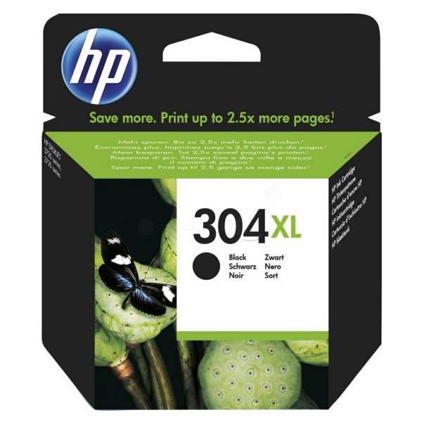 HP Tintenpatrone schwarz 304XL N9K08AE