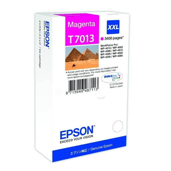 Epson Tintenpatrone magenta XXL T7013 C13T70134010
