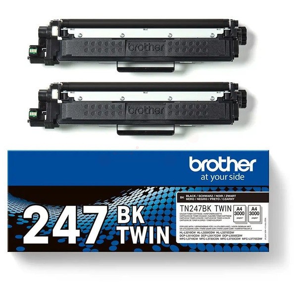 Brother Toner-Kit schwarz Doppelpack  TN247BKTWIN
