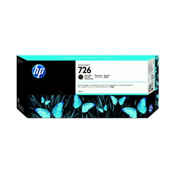HP Tintenpatrone schwarz matt 726 CH575A