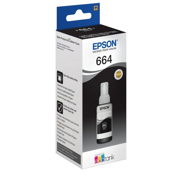 Epson Tintentank schwarz T6641 C13T66414A