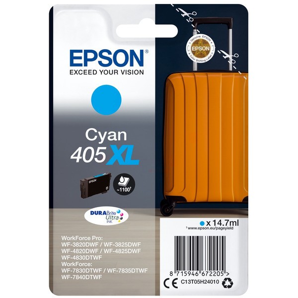 Epson Tintenpatrone cyan 405 XL C13T05H24010