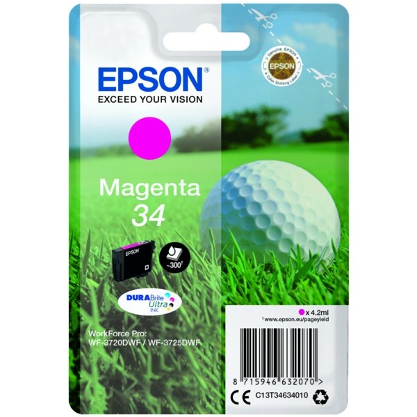 Epson Tintenpatrone magenta 34 C13T34634010