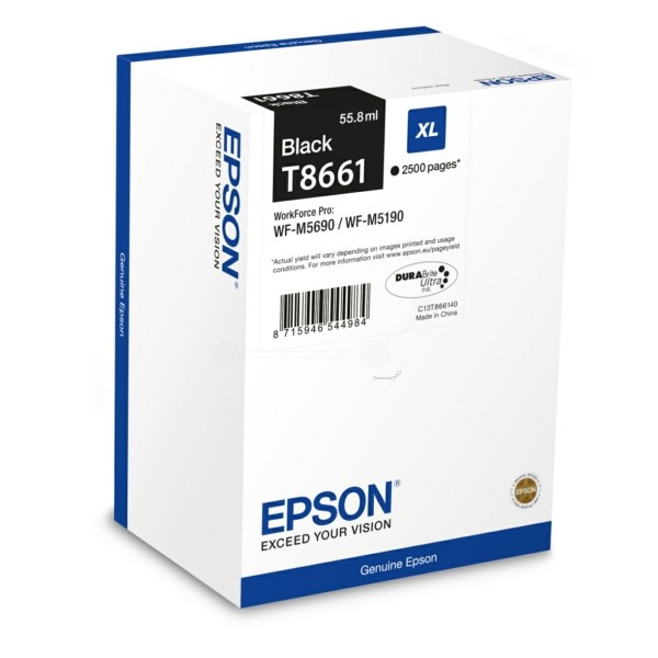 Epson Tintenpatrone schwarz T8661 C13T866140