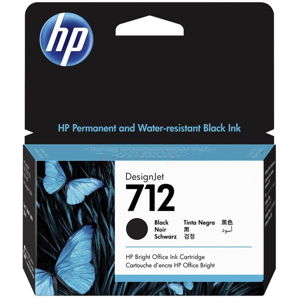 HP Tintenpatrone schwarz 712 3ED70A