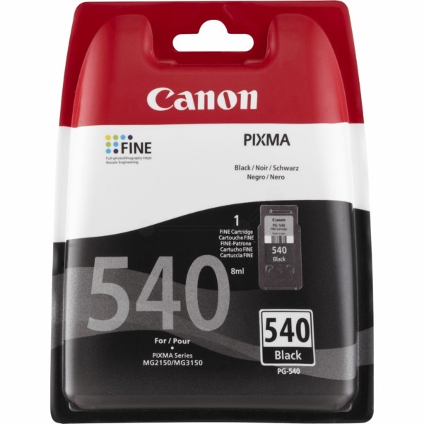 Canon Druckkopfpatrone schwarz pigmentiert PG-540 5225B005