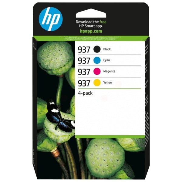 HP Druckkopfpatrone Multipack Bk,C,M,Y 937 6C400NE