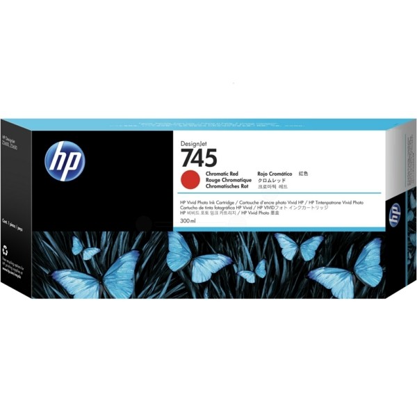 HP Tintenpatrone rot chromatic 745 F9K06A