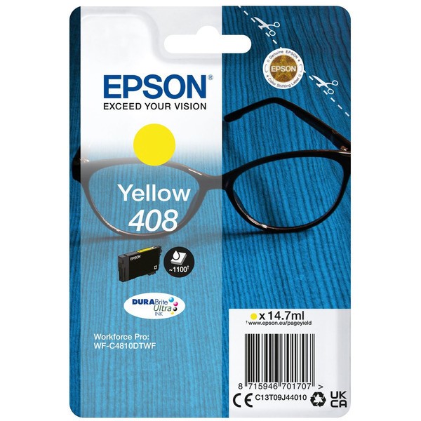 Epson Tintenpatrone gelb 408 C13T09J44010