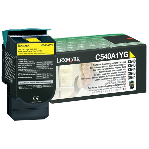 Lexmark Toner gelb return program  C540A1YG