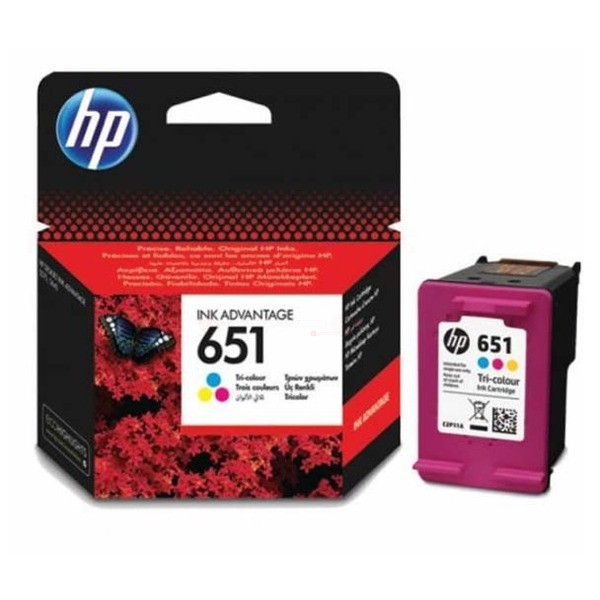 HP Tintenpatrone color 651 C2P11AE