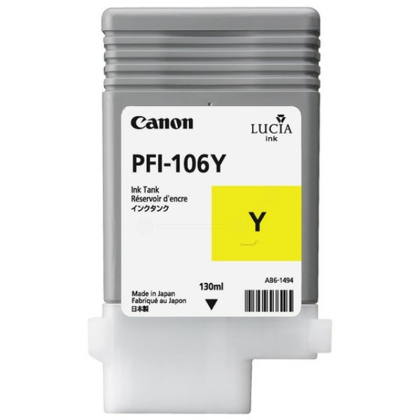 Canon Tintenpatrone gelb PFI-106 Y 6624B001