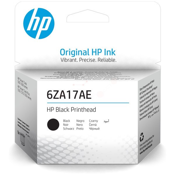 HP Druckkopf schwarz  6ZA17AE
