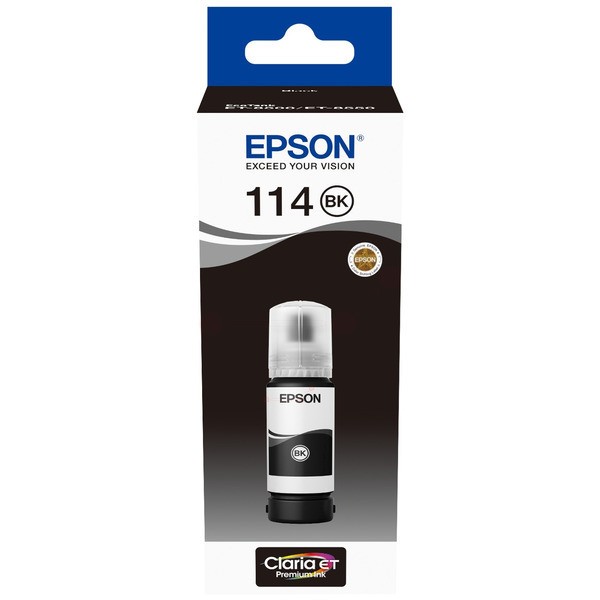 Epson Tintenflasche schwarz pigmentiert 114 C13T07A140