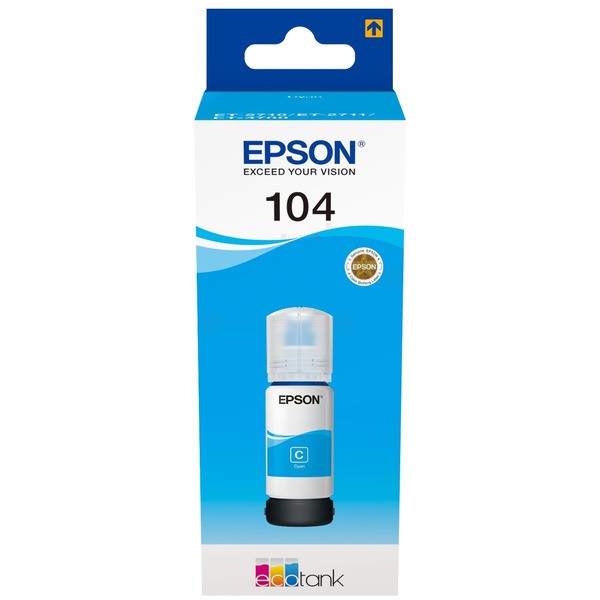 Epson Tintenpatrone cyan 104 C13T00P240