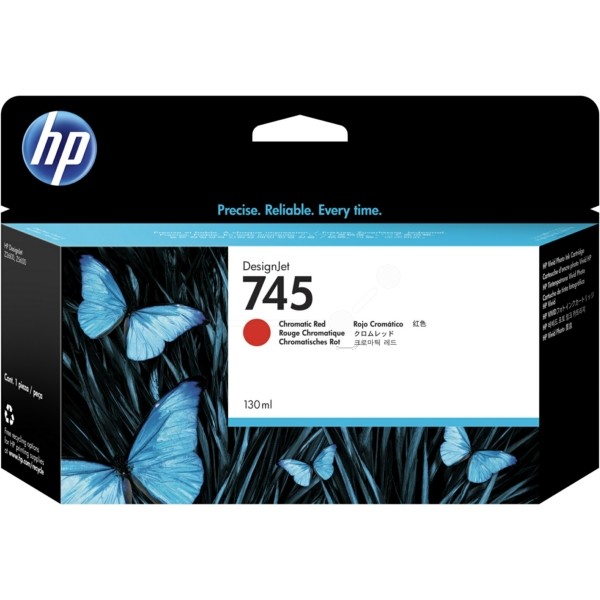 HP Tintenpatrone rot chromatic 745 F9J00A