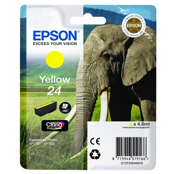 Epson Tintenpatrone gelb 24 C13T24244010