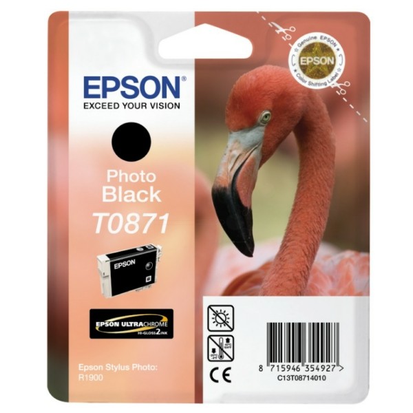 Epson Tintenpatrone schwarz foto T0871 C13T08714010
