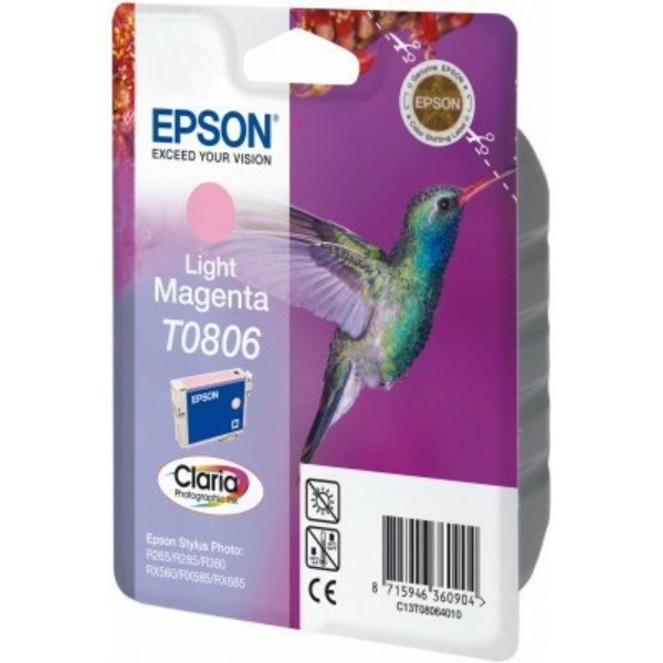 Epson Tintenpatrone magenta hell T0806 C13T08064011